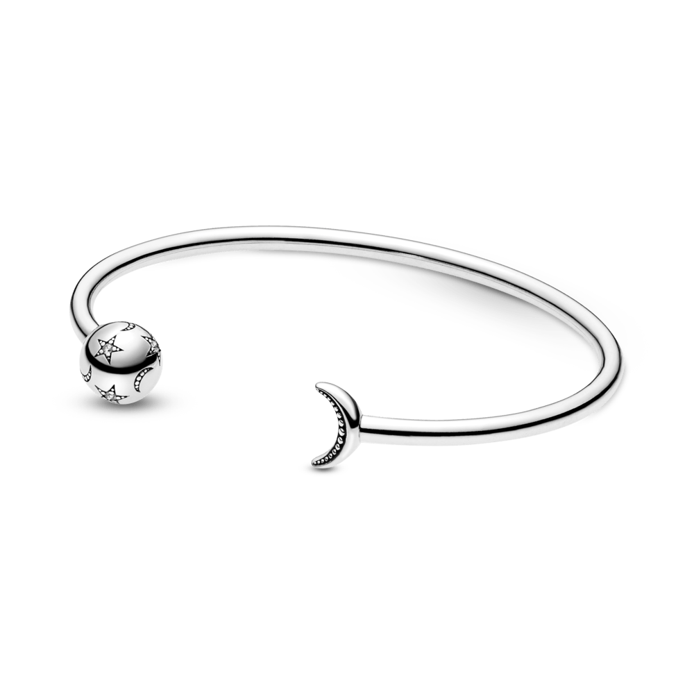 Pandora Moments Mėnulio ir Žvaigdžių atvira apyrankė - Pandora Lietuva