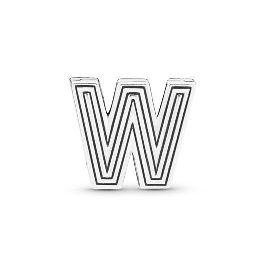 Pandora Reflexions karoliukas W raidė - Pandora Lietuva