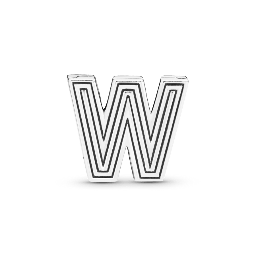 Pandora Reflexions karoliukas W raidė - Pandora Lietuva
