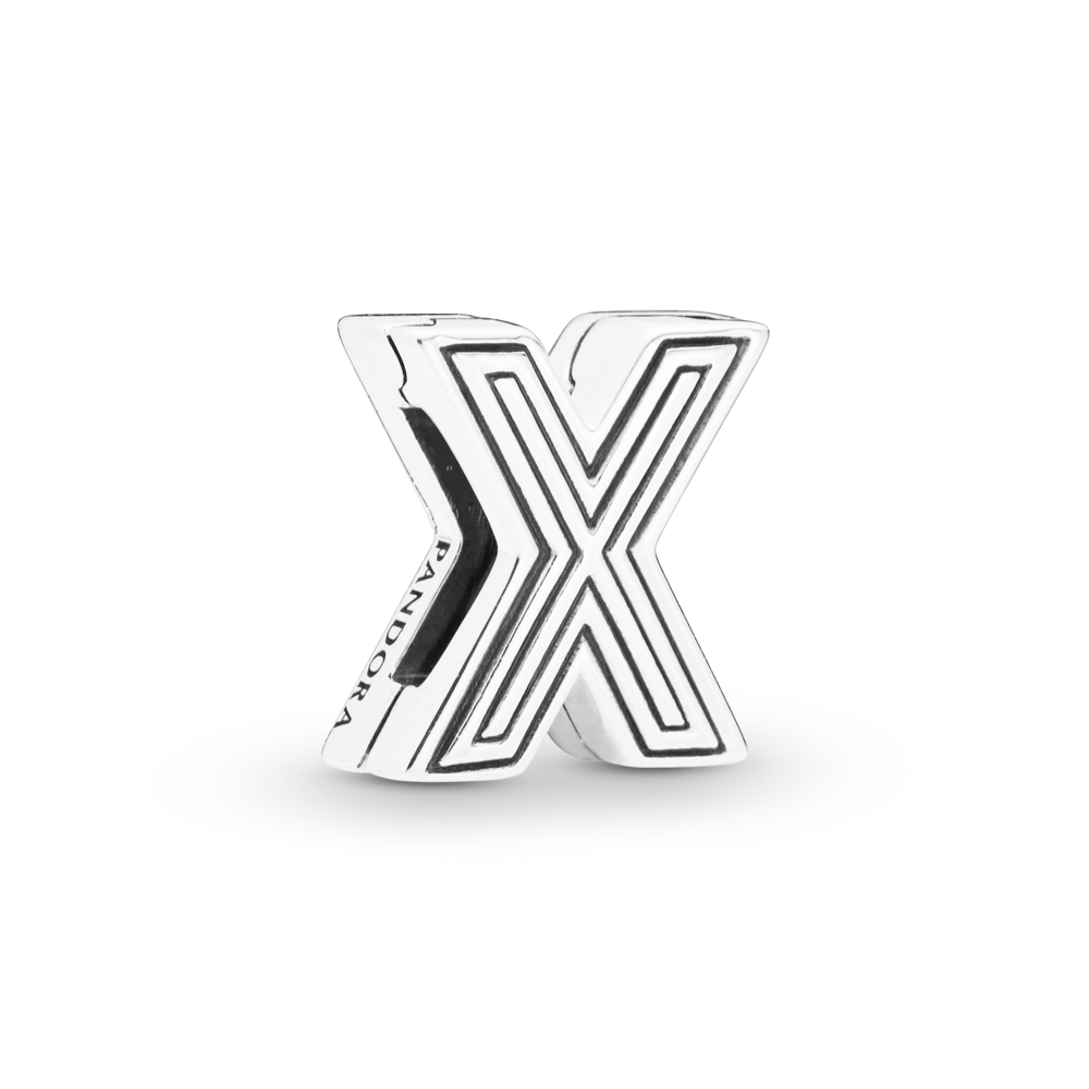 Pandora Reflexions karoliukas X raidė - Pandora Lietuva