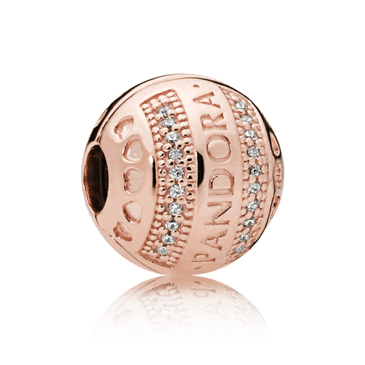 Pandora širdelė su logotipu - Pandora Lietuva