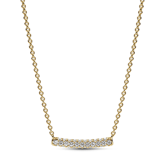 Pandora Timeless Pavé Single-row Bar Collier Necklace vėrinys - Pandora Lietuva