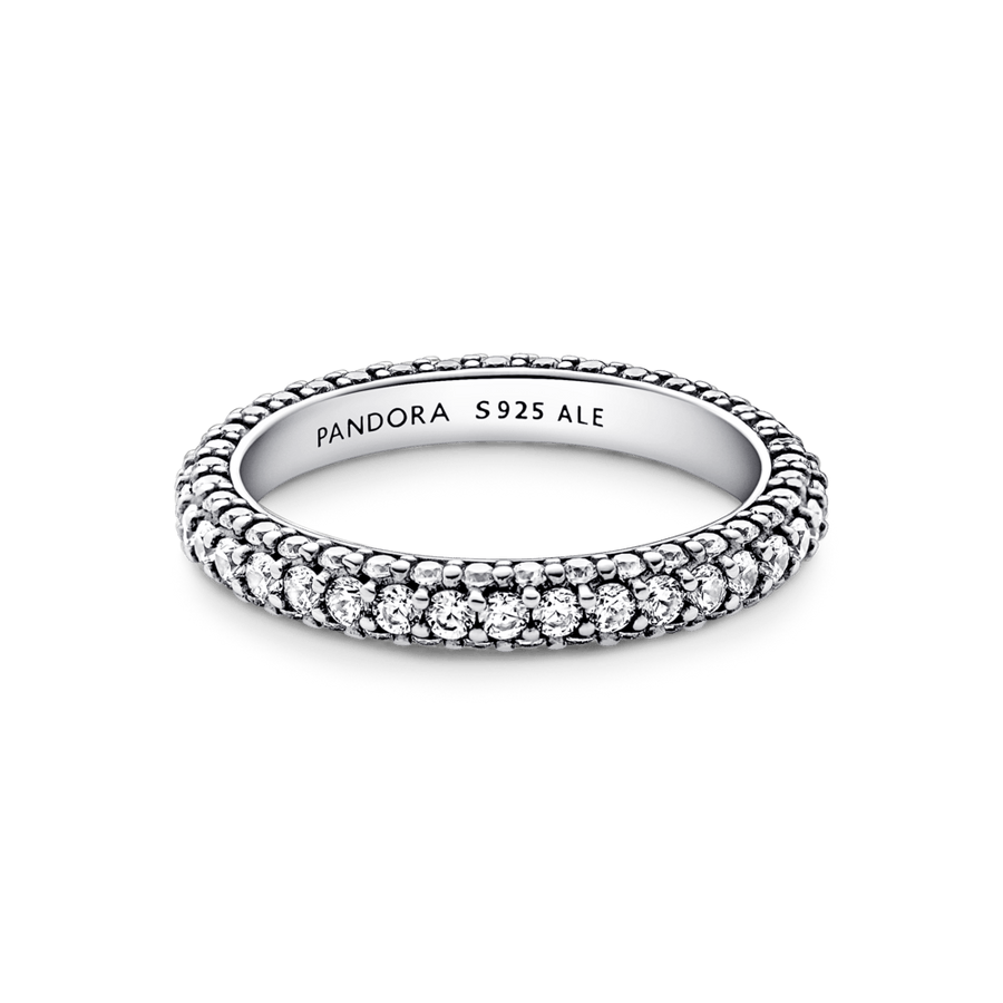 Pandora Timeless Pavé vienos eilės žiedas - Pandora Lietuva