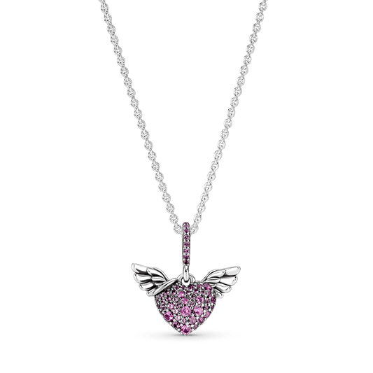 Pave širdies ir angelo sparnų vėrinys - Pandora Lietuva