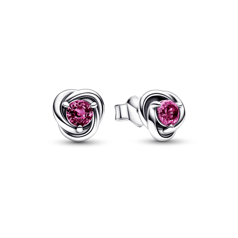 Pink Eternity Circle Stud Earrings auskarai - Pandora LT