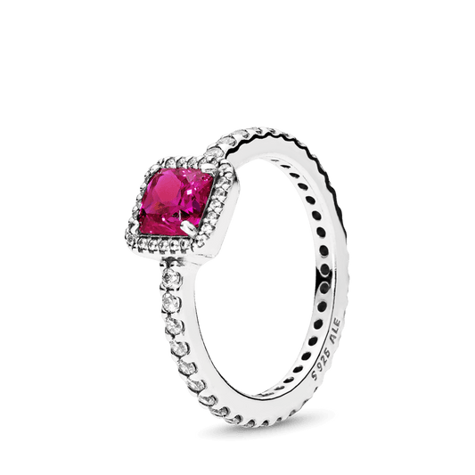 Raudona laikui nepavaldi elegancija, žiedas - Pandora Lietuva