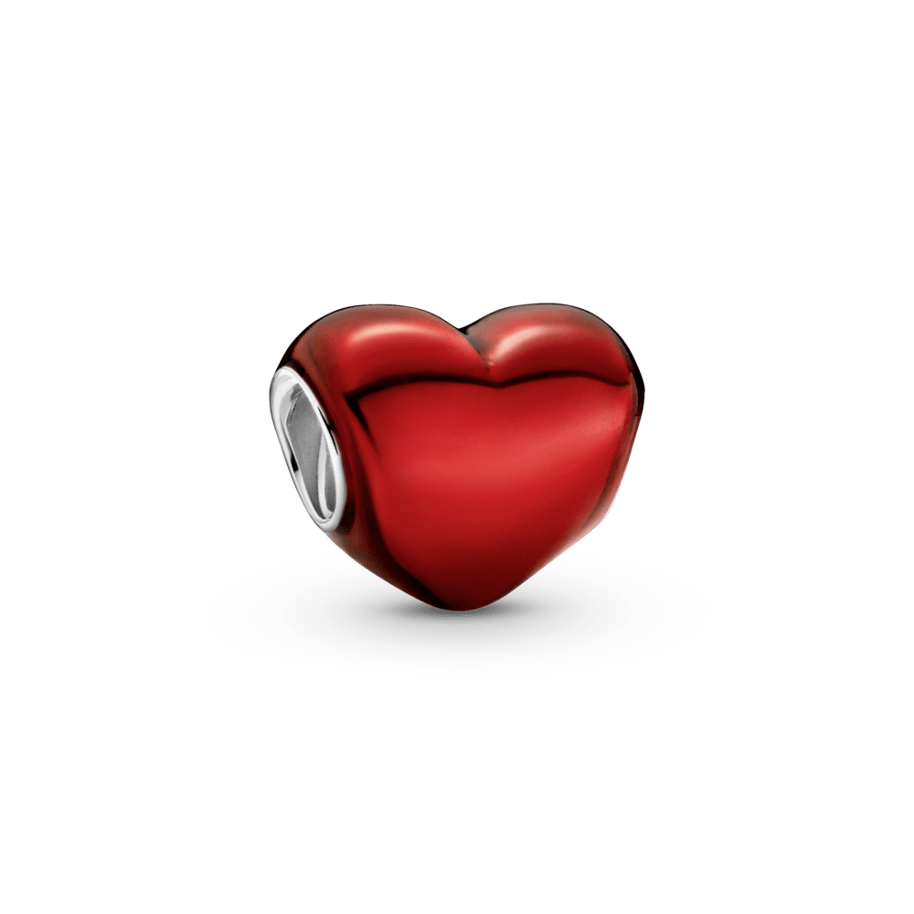 Raudonos širdies karoliukas - Pandora LT