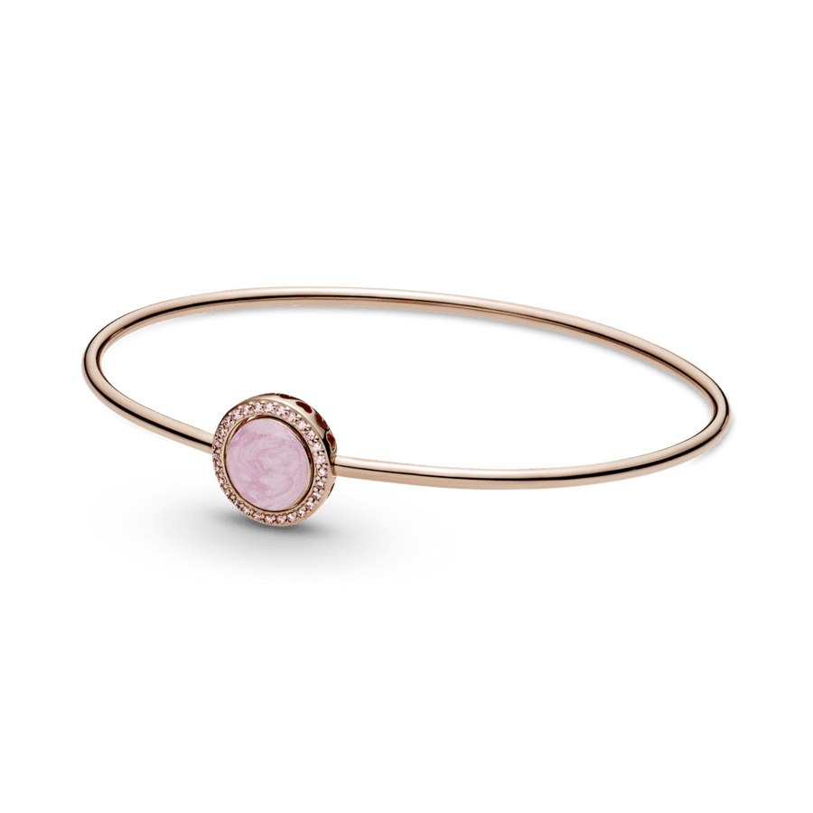 Rausva sūkurinė apyrankė - Pandora LT