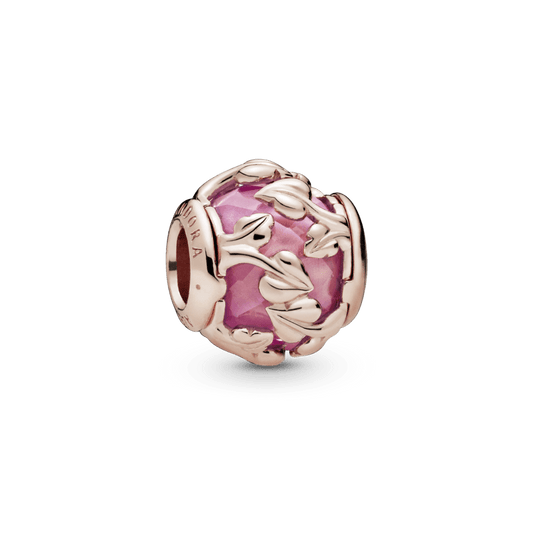 Rausvų dekoratyvinių lapų charm - Pandora Lietuva