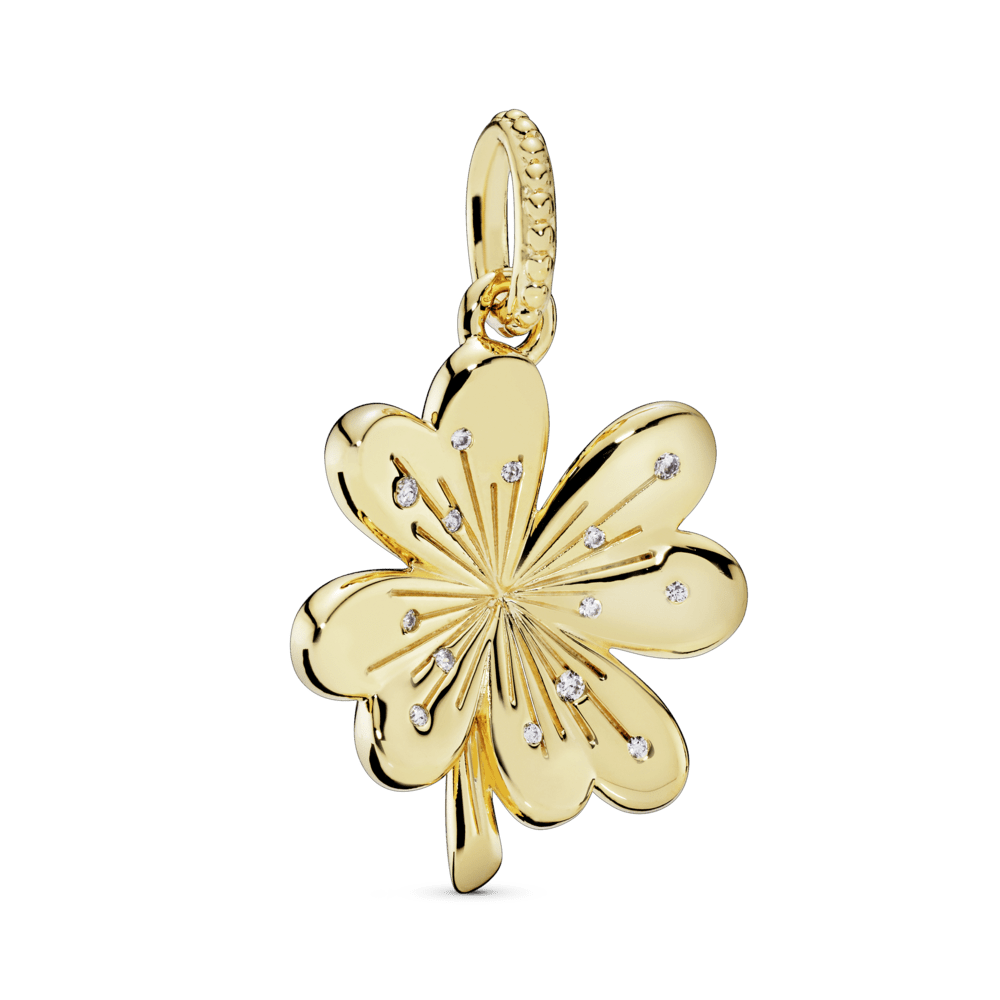 Sėkmę nešantis keturlapis dobilėlis - Pandora Lietuva