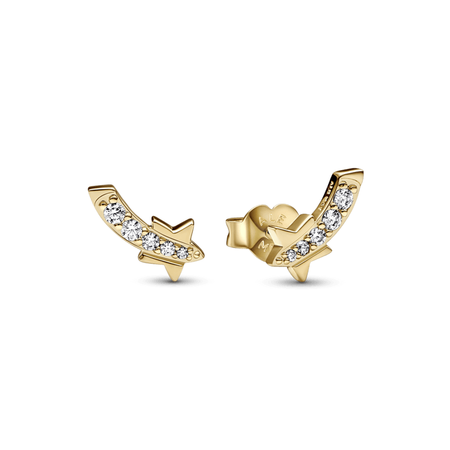 Shooting Star Pavé Stud Earrings auskarai - Pandora LT
