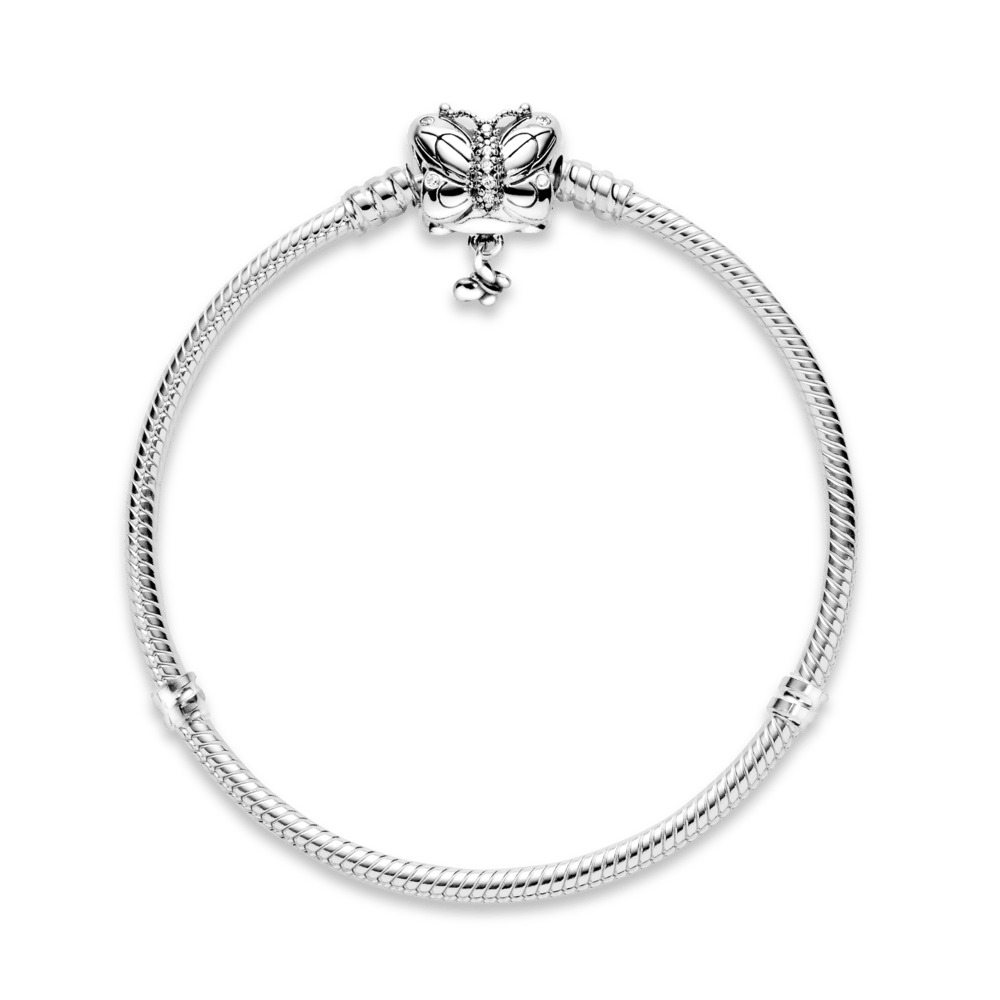 Sidabrinė apyrankė Moments su puošniu drugeliu - Pandora Lietuva