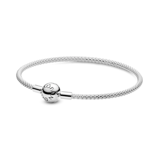 Sidabrinė pinta apyrankė „Akimirkos“ - Pandora Lietuva