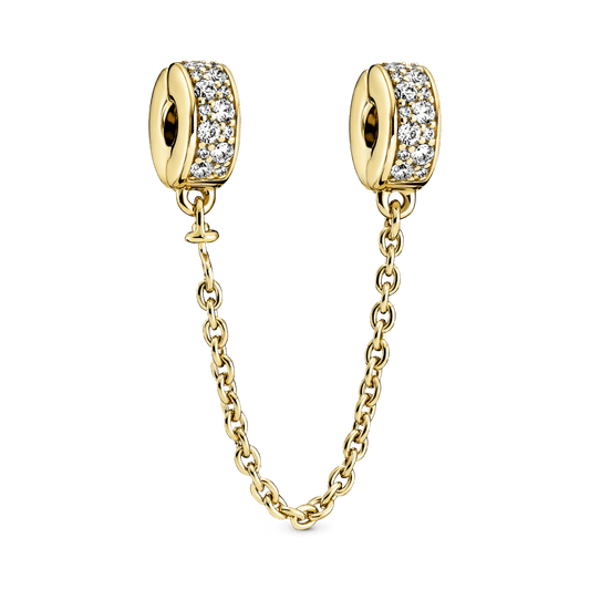 Skaidraus Pavé apsauginėlė grandinėlė - Pandora Lietuva