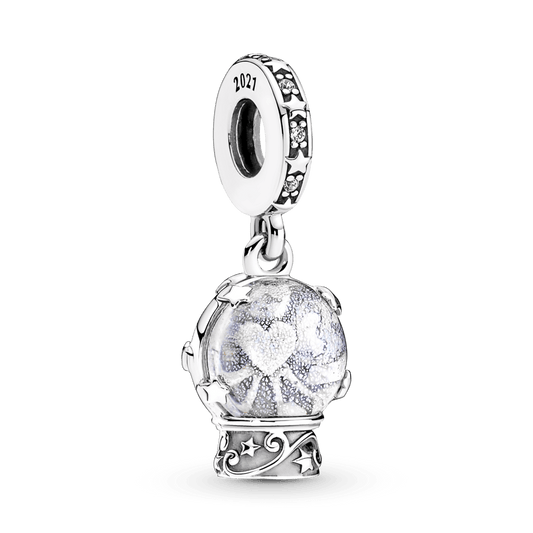 Sniego rutulys su angelu kabantis karoliukas - Pandora LT