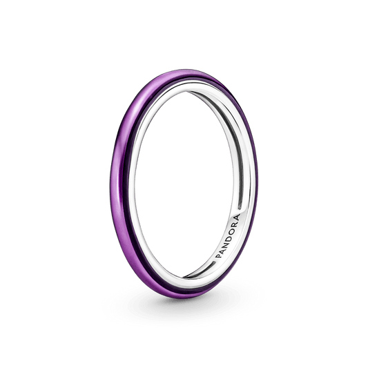 Šokiruorančios violetinės spalvos Pandora ME žiedas - Pandora LT