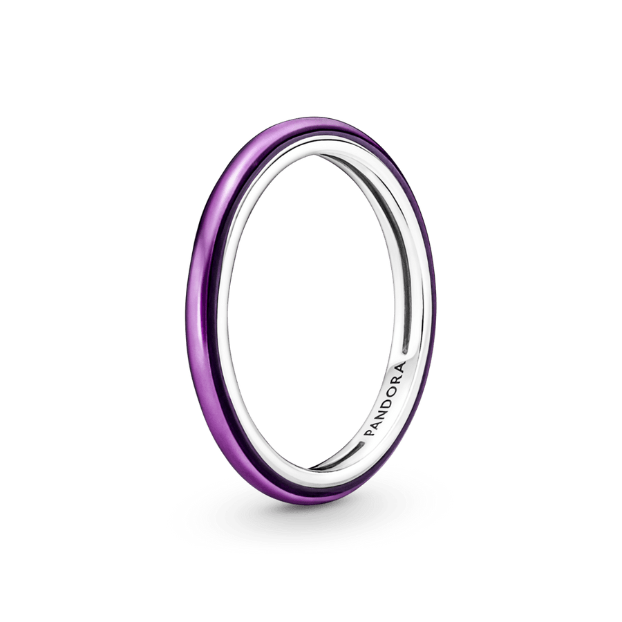 Šokiruorančios violetinės spalvos Pandora ME žiedas - Pandora LT
