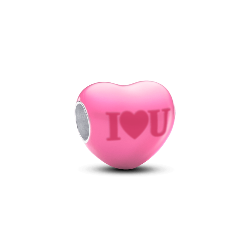Spalvą keičiantis širdies formos karoliukas „Paslėpta žinutė“ - Pandora Lietuva