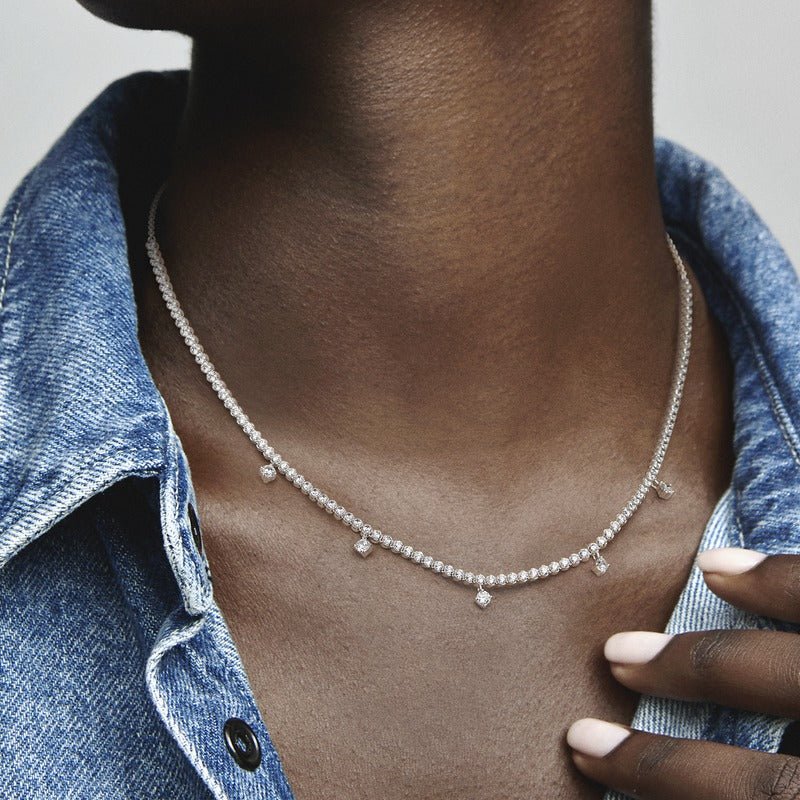 Sparkling Drop Collier Necklace vėrinys - Pandora LT