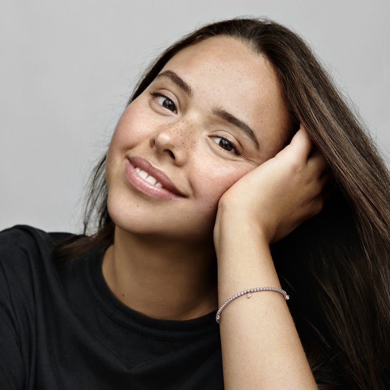 Sparkling Drops Tennis Bracelet apyrankė - Pandora LT