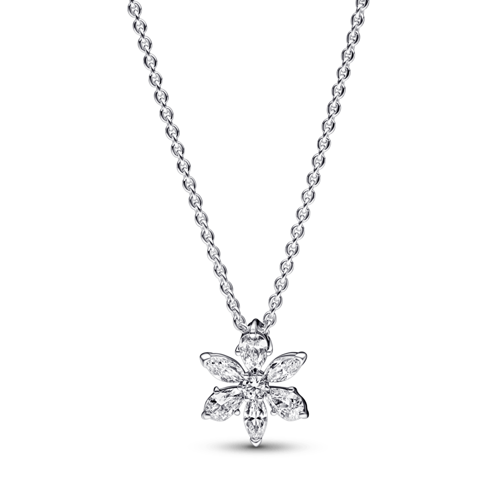 Sparkling Herbarium Cluster Pendant Necklace - Pandora Lietuva