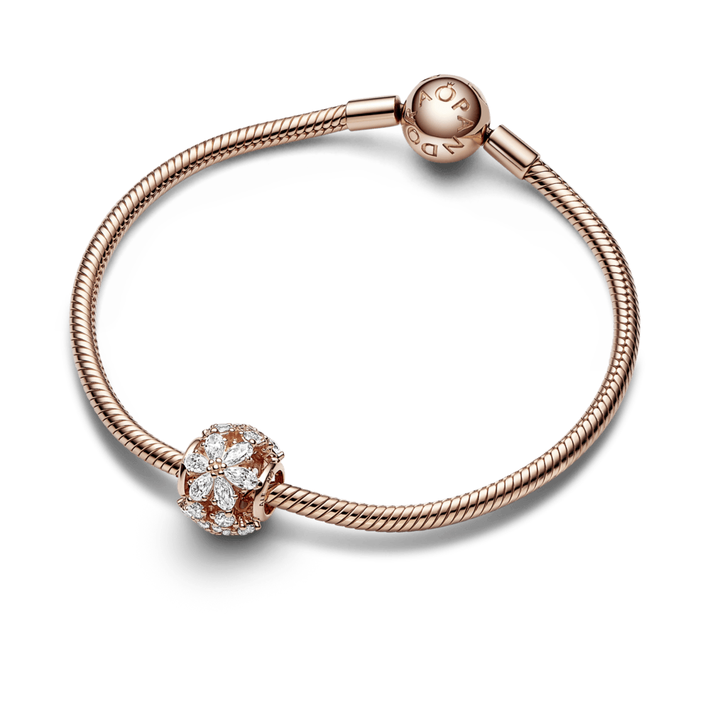 Sparkling Herbarium Cluster Round Charm - Pandora Lietuva