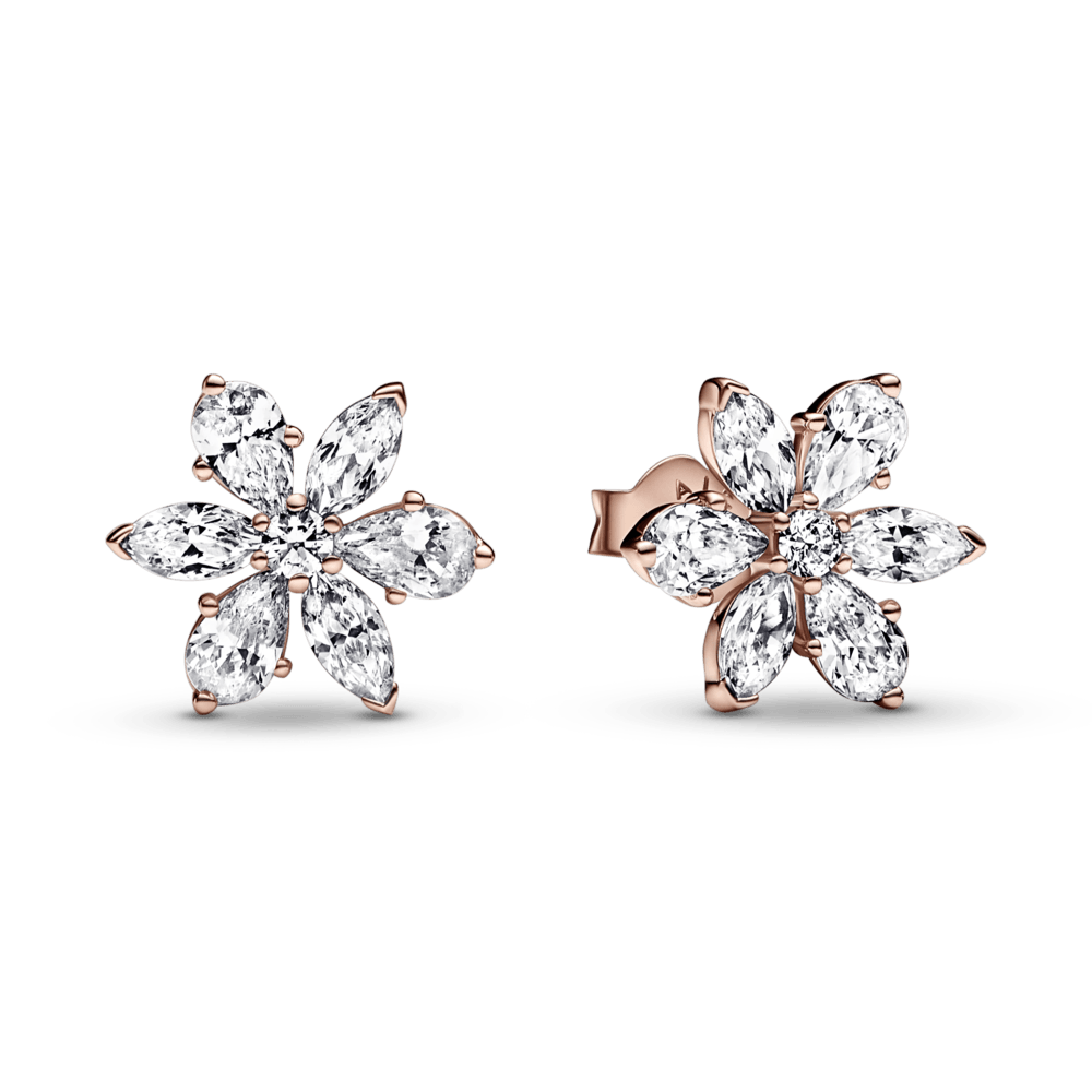 Sparkling Herbarium Cluster Stud Earrings auskarai - Pandora LT