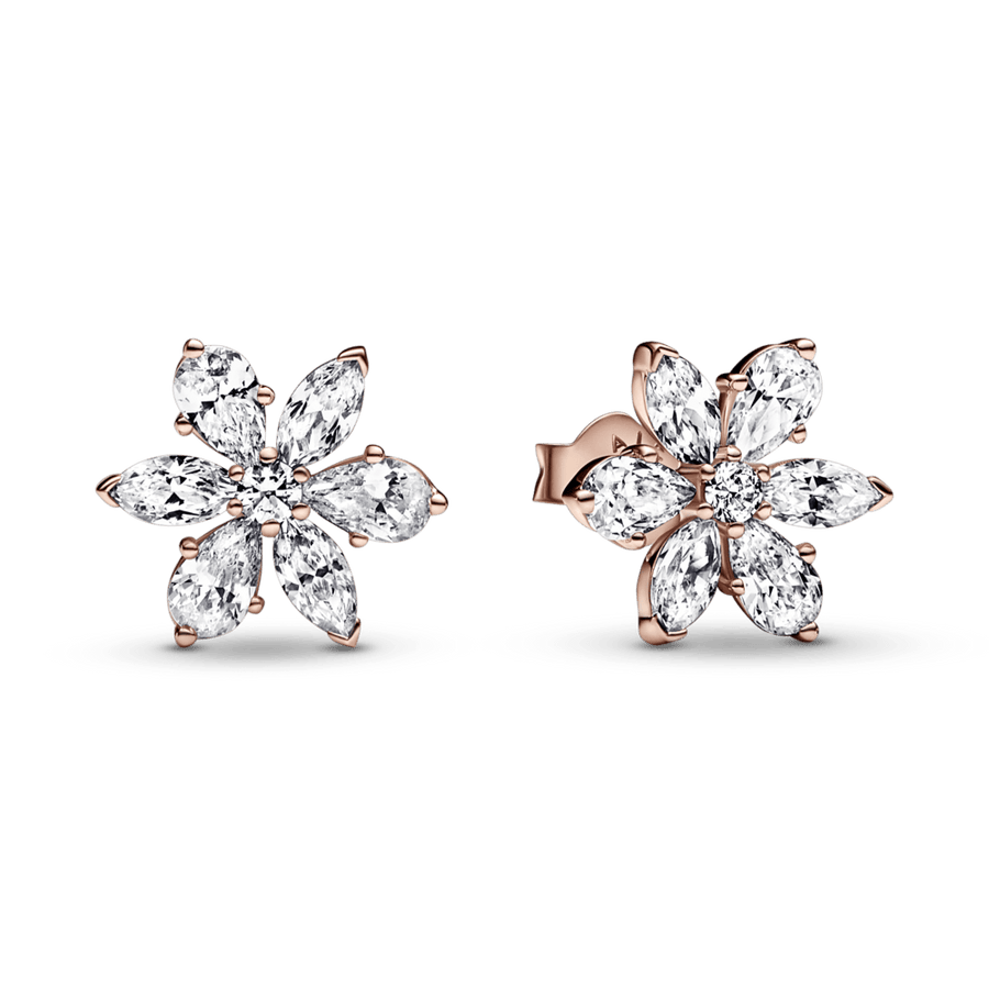 Sparkling Herbarium Cluster Stud Earrings auskarai - Pandora LT