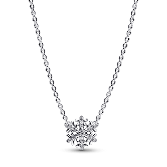 Sparkling Snowflake Pendant Necklace vėrinys - Pandora LT