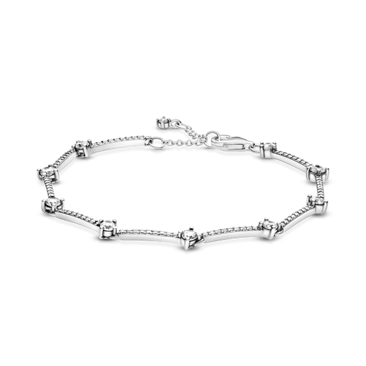 Spindinti Pavé Bars apyrankė - Pandora LT