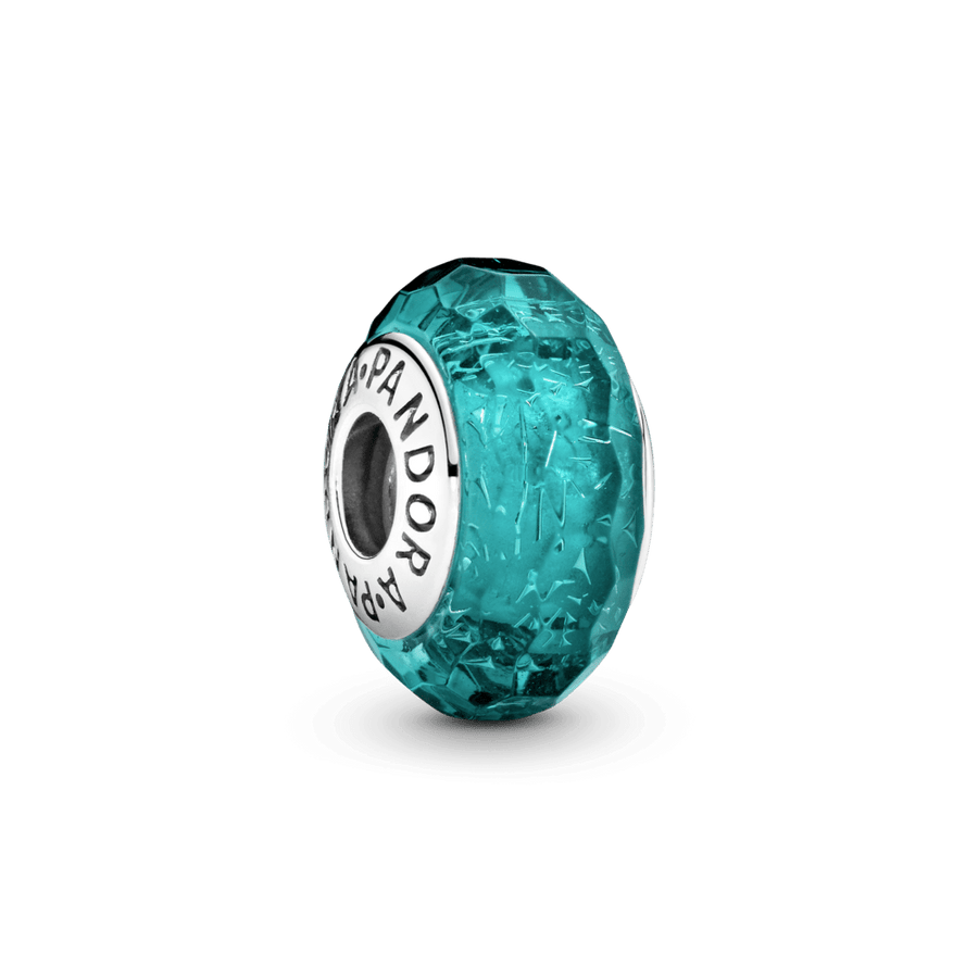 Turkios spalvos žėrintis stiklas - Pandora Lietuva