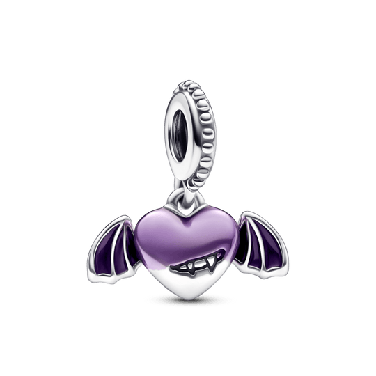 Vampire Winged Heart Dangle Charm pakabukas - Pandora LT