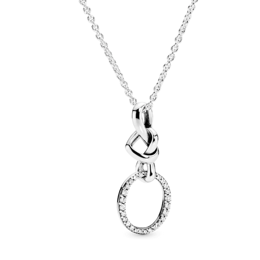 Vėrinys su mazgo formos širdele - Pandora Lietuva