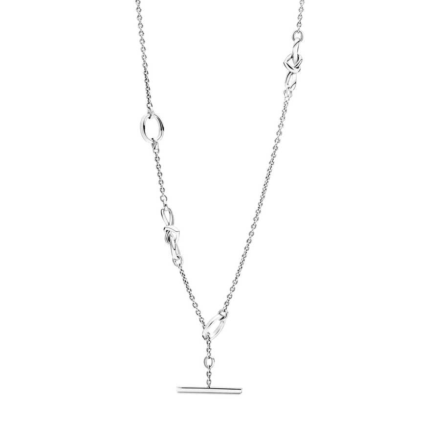 Vėrinys su mazgo formos širdelėmis - Pandora Lietuva