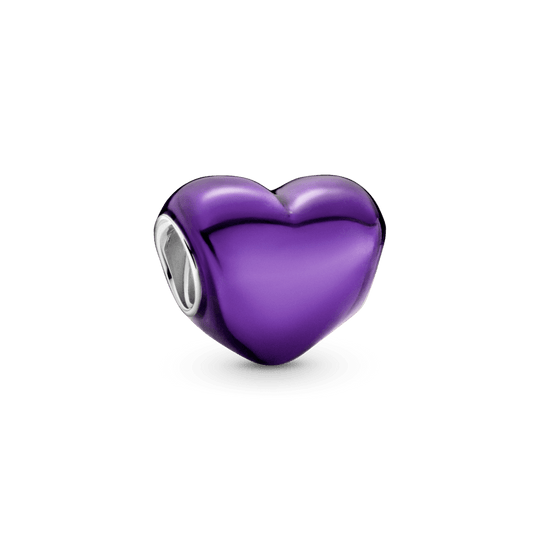 Violetinės širdies karoliukas - Pandora LT