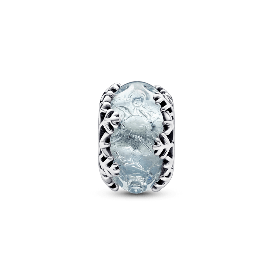 Winter Blue Snowflake Murano Charm - Pandora Lietuva