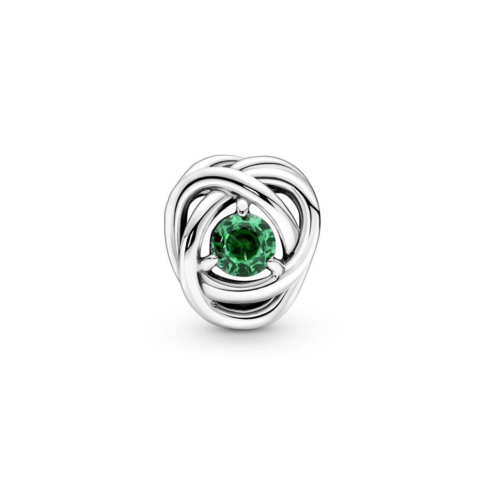 Žalias amžinybės kilpos pakabukas - Pandora LT