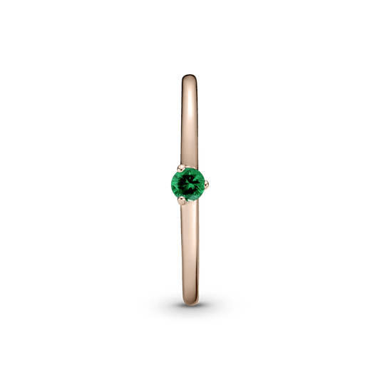 Žalias soliterio žiedas - Pandora LT