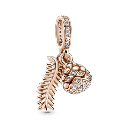 Žėrinčio pušies kankorėžio kabantis karoliukas - Pandora Lietuva