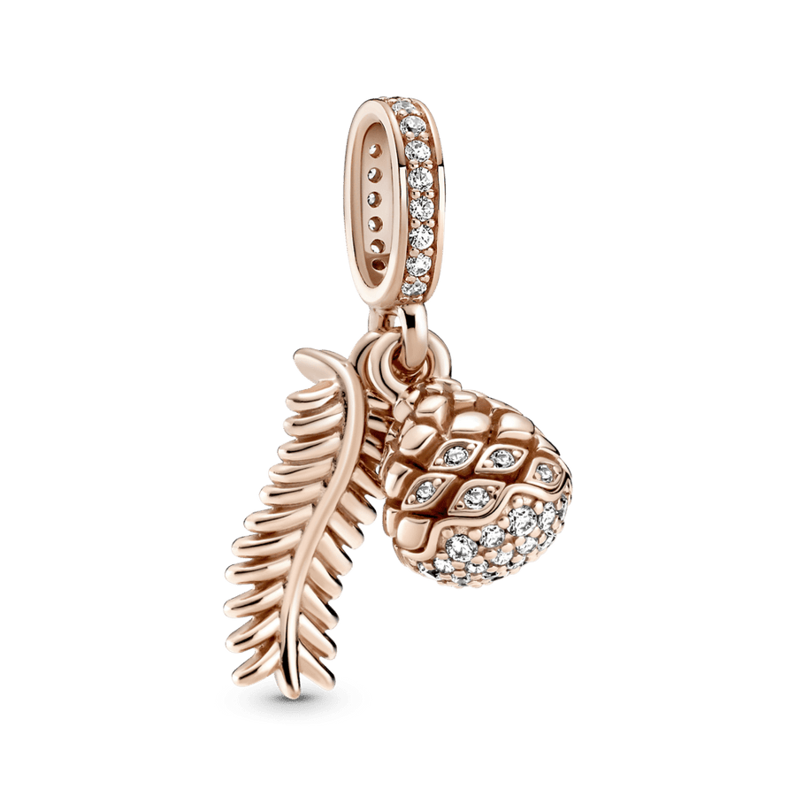 Žėrinčio pušies kankorėžio kabantis karoliukas - Pandora Lietuva