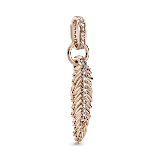 Žėrinčios plunksnos kabantis karoliukas - Pandora LT