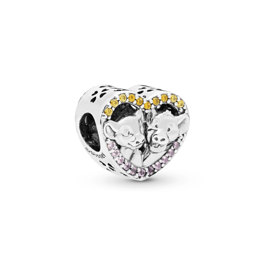 Žėrinti Simbos ir Nalos širdis iš Disney kolekcijos - Pandora LT