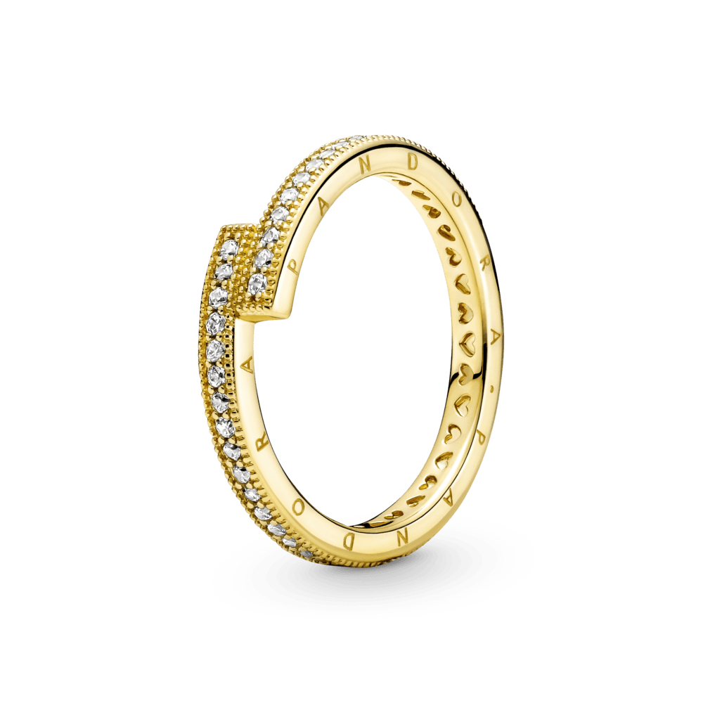 Žėrintis persidengiantis žiedas - Pandora LT
