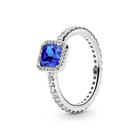 Žiedas Mėlyna Spindinti Aureolė - Pandora Lietuva