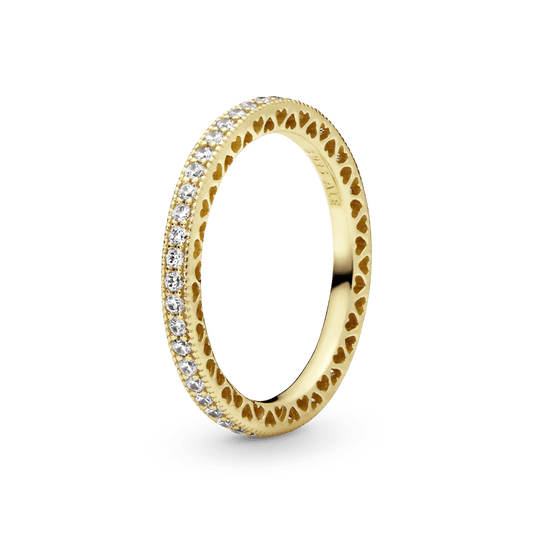 Žiedas Spindinti Širdis - Pandora Lietuva