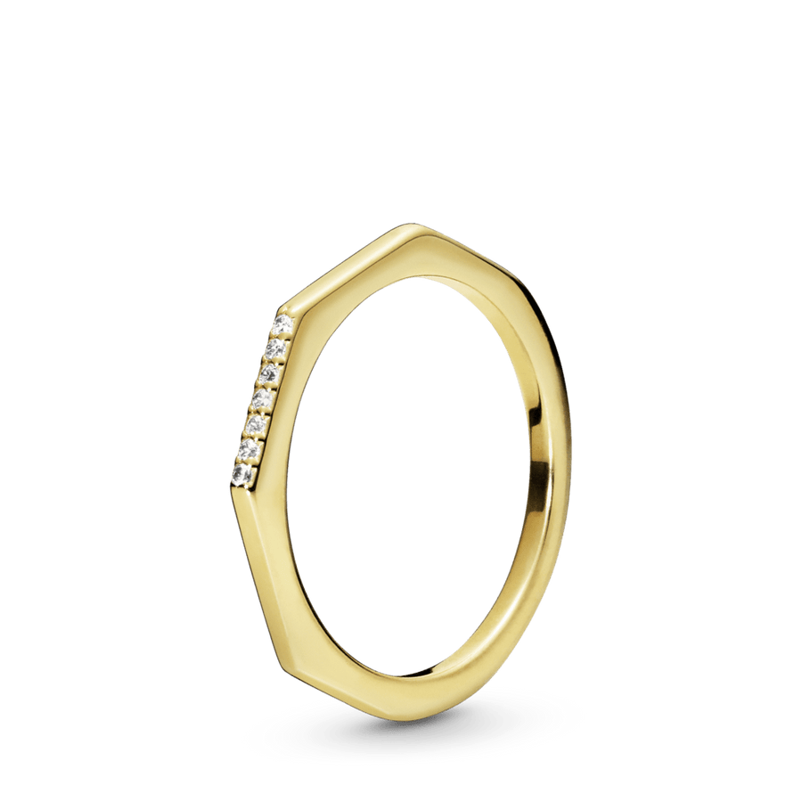 Žiedas su kubiniais crikoniais - Pandora Lietuva