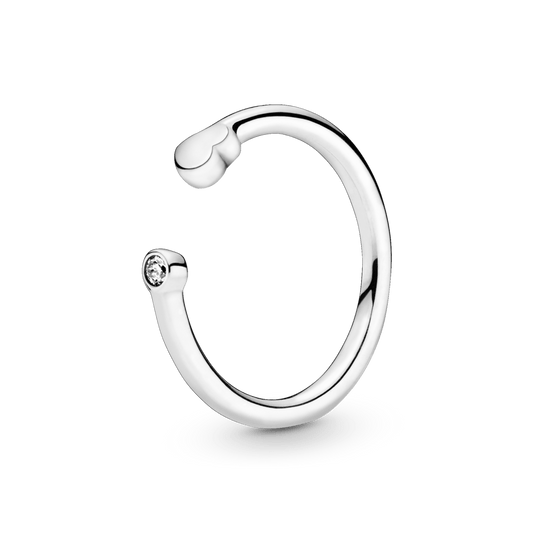 Žiedas su širdele - Pandora Lietuva