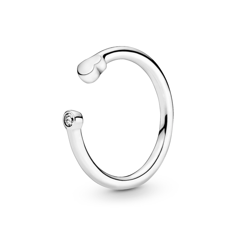 Žiedas su širdele - Pandora Lietuva