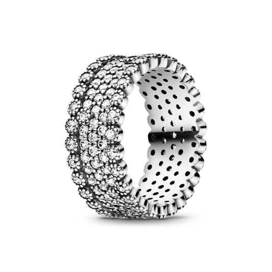 Žiedas Žėrinti Pavé - Pandora Lietuva