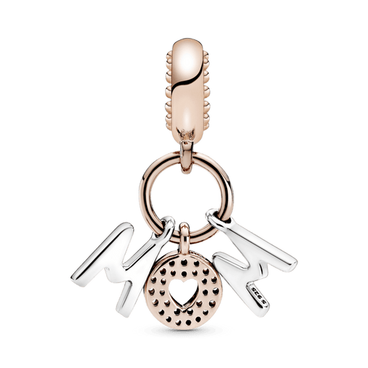 Žodžio mama raidžių pakabukas. - Pandora LT